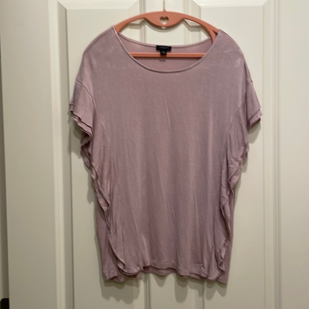 Ann Taylor Ruffle Sleeve Blouse